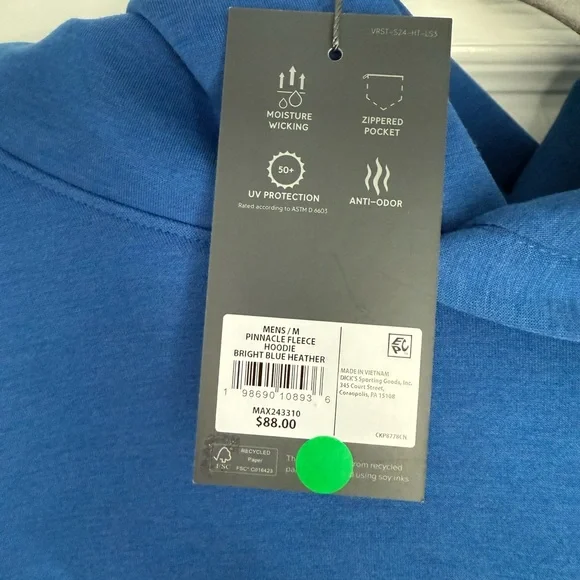 VRST Men's Pinnacle Fleece Hoodie - Picture 2 of 4